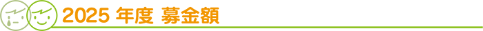 2025年度 募金額